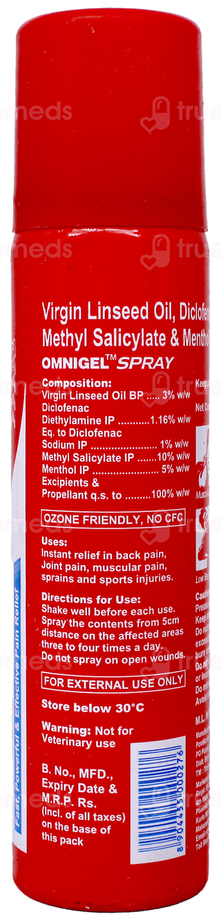 Omnigel Spray 55Gm